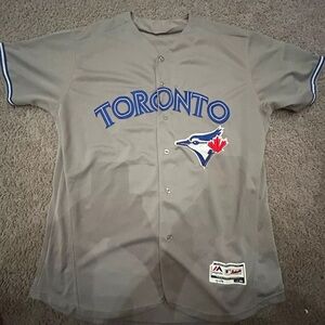 toronto blue jays jersey Majestic Flex size 44